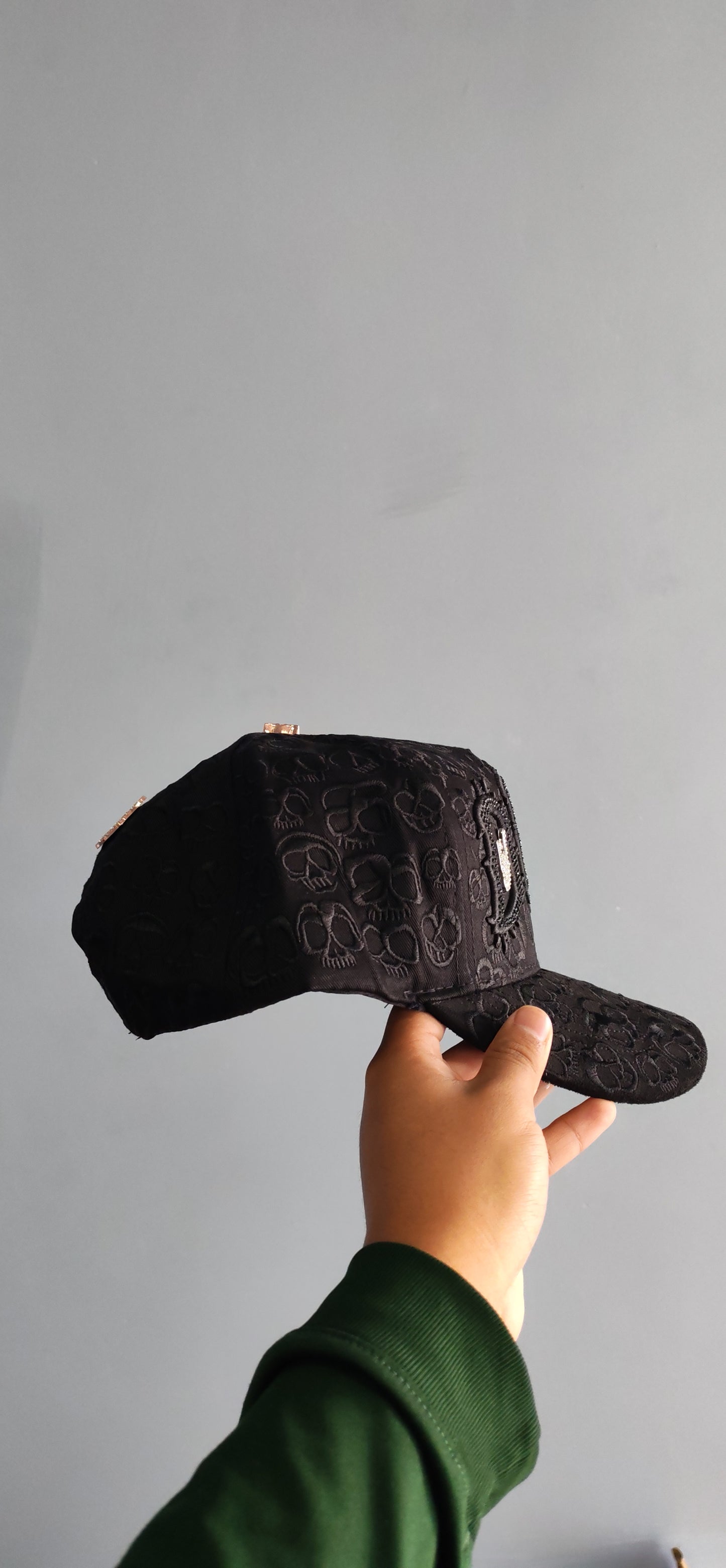 Barbas Hats BBB Hand Skull